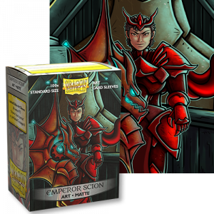 Dragon Shields: (100) Brushed Art Sleeves - Royal Emperor Scion