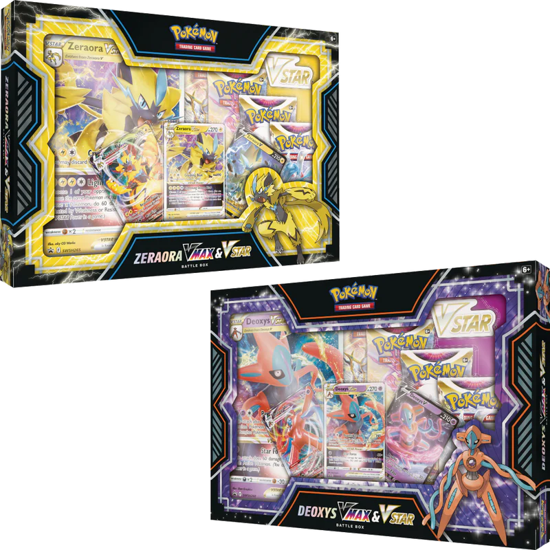 Pokemon TCG: Deoxys/Zeraora VMAX & VSTAR Battle Box