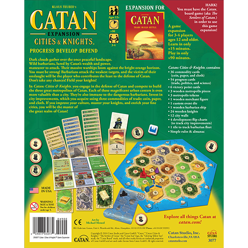 CATAN: Cities and Knights Game Expansion