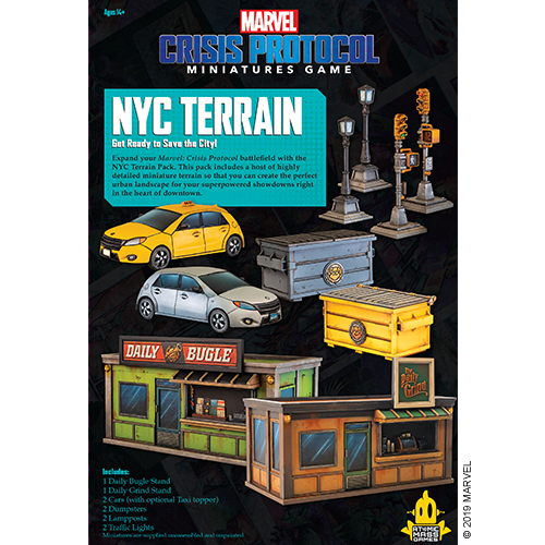 Marvel Crisis Protocol: NYC Terrain Pack