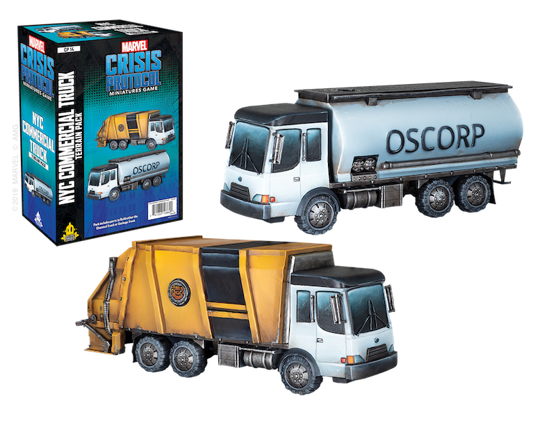 Marvel Crisis Protocol: NYC Commercial Truck Terrain Pack