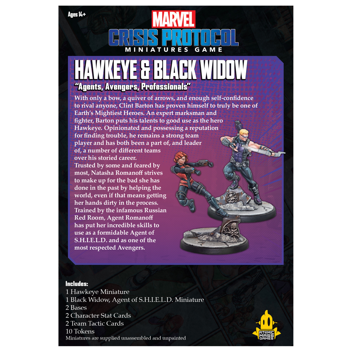 Marvel Crisis Protocol: Hawkeye & Black Widow