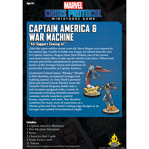 Marvel Crisis Protocol: Captain America and War Machine