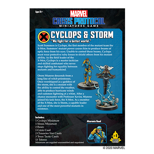 Marvel Crisis Protocol: Cyclops & Storm