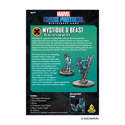 Marvel Crisis Protocol: Mystique & Beast