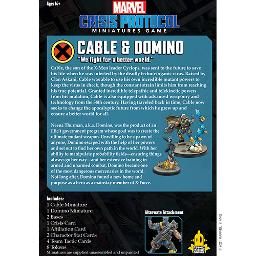 Marvel Crisis Protocol: Cable & Domino