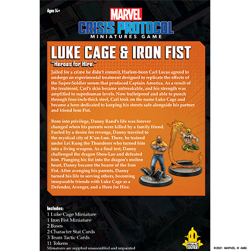 Marvel Crisis Protocol: Luke Cage and Iron Fist