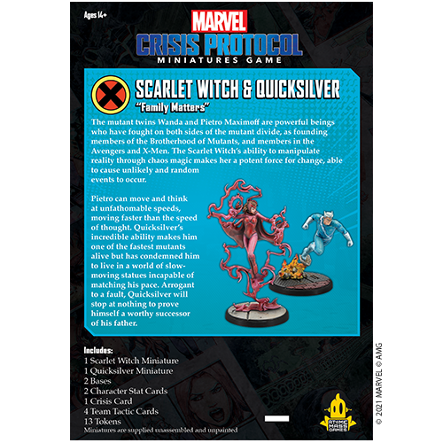 Marvel Crisis Protocol: Scarlet Witch and Quicksilver