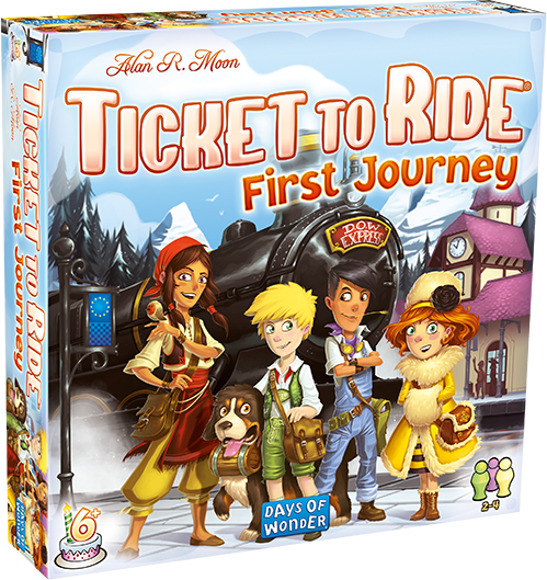 Ticket to Ride: First Journey - Europe Map