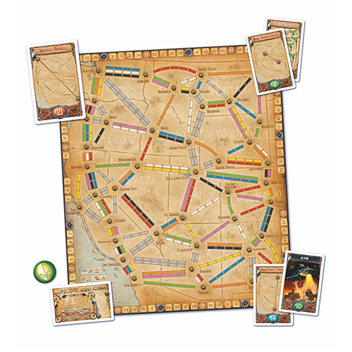 Ticket to Ride: France/Old West Map 6