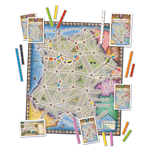 Ticket to Ride: France/Old West Map 6