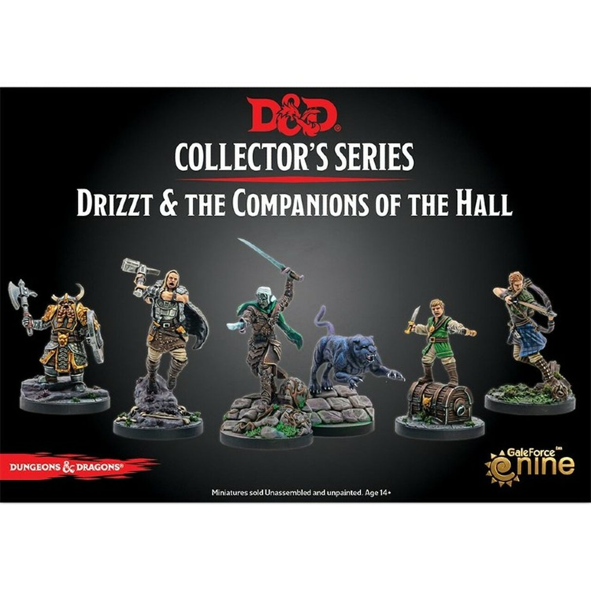Dungeons and Dragons RPG: The Legend of Drizzt - Companions of the Hall (6 figs)