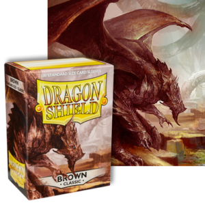 Dragon Shields: (100) Classic Brown