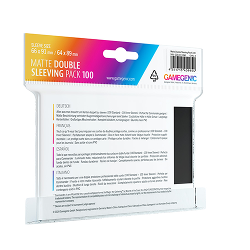 MATTE Double Sleeving Pack 100