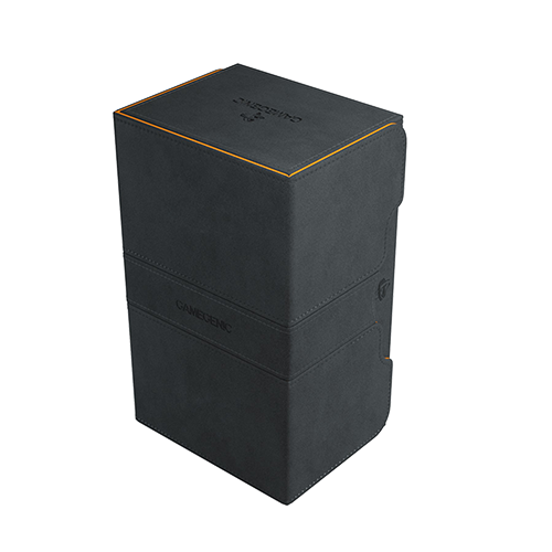 Stronghold 200+ XL Card Convertible Deck Box: Black/Orange (2021 Edition)