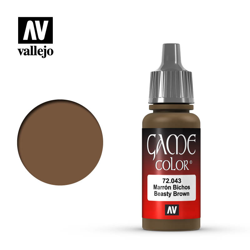 Vallejo Game Color: Beasty Brown (17ml)