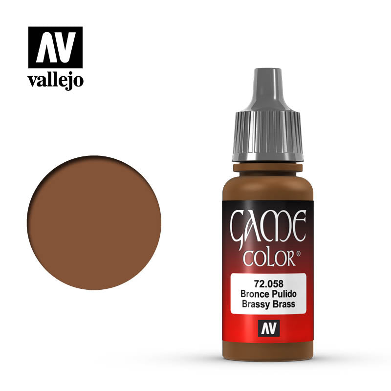Vallejo Game Color: Brassy Brass (17ml)