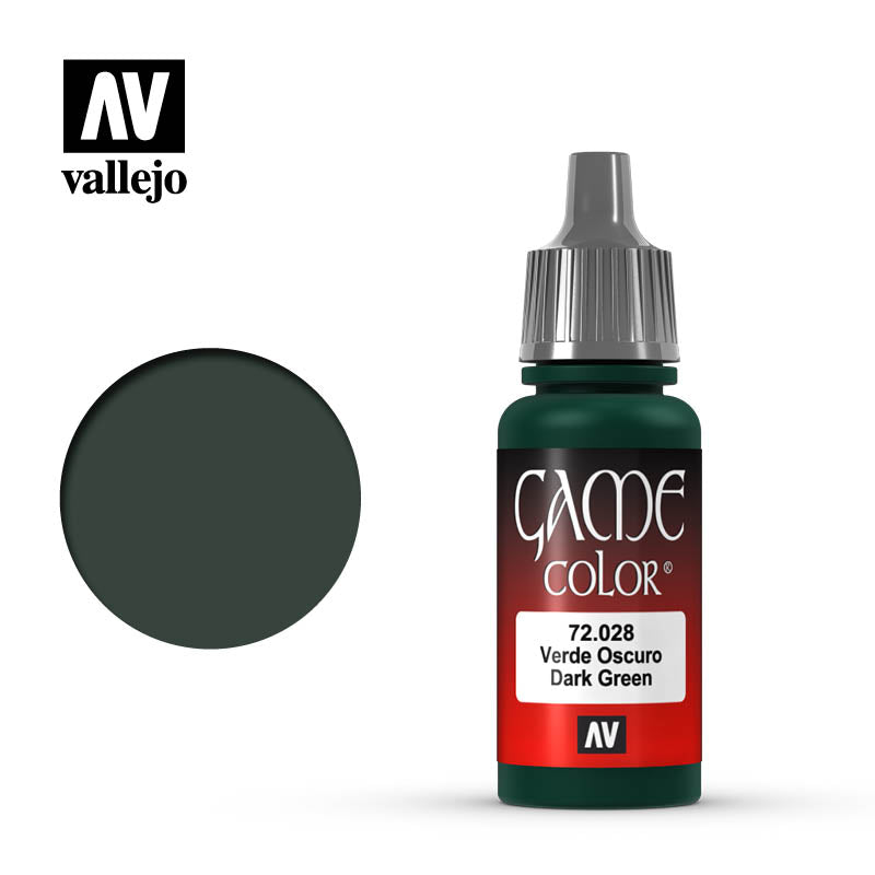 Vallejo Game Color: Dark Green (17ml)