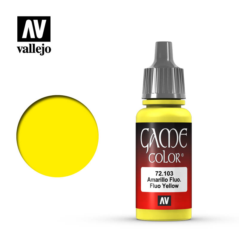Vallejo Game Color: Fluorescent Yellow (17ml)