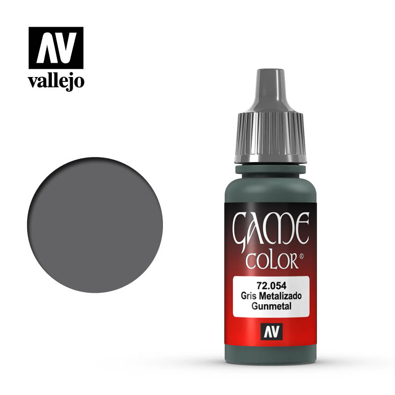 Vallejo Game Color: Gunmetal (17ml)