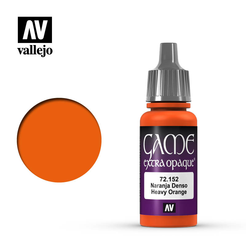 Vallejo Game Extra Opaque: Heavy Orange (17ml)