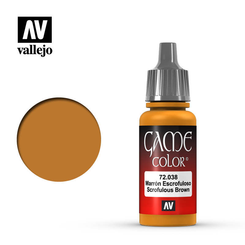 Vallejo Game Color: Scrofulous Brown (17ml)