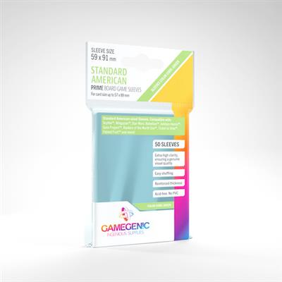 Gamegenic: Prime American Standard Sleeves 59x91 mm