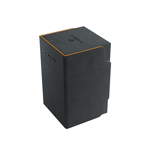 Watchtower 100+ XL Card Convertible Deck Box: Black/Orange (2021 Edition)