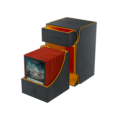 Watchtower 100+ XL Card Convertible Deck Box: Black/Orange (2021 Edition)