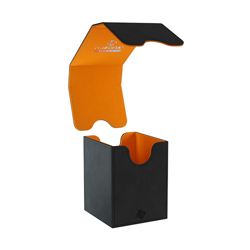 Squire 100+ Card Convertible Deck Box: XL Black/Orange (2021 Edition)