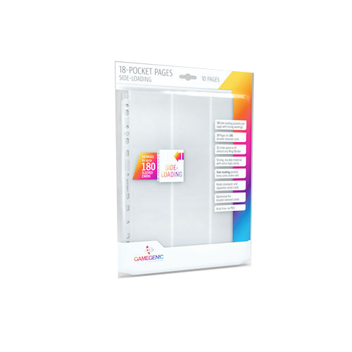 Sideloading 18-Pocket Pages - 10 pack - White