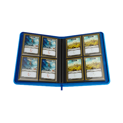 Zip-Up Album 8-Pocket: Blue