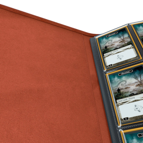 Zip-Up Album 8-Pocket: Red