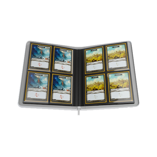 Zip-Up Album 8-Pocket: White