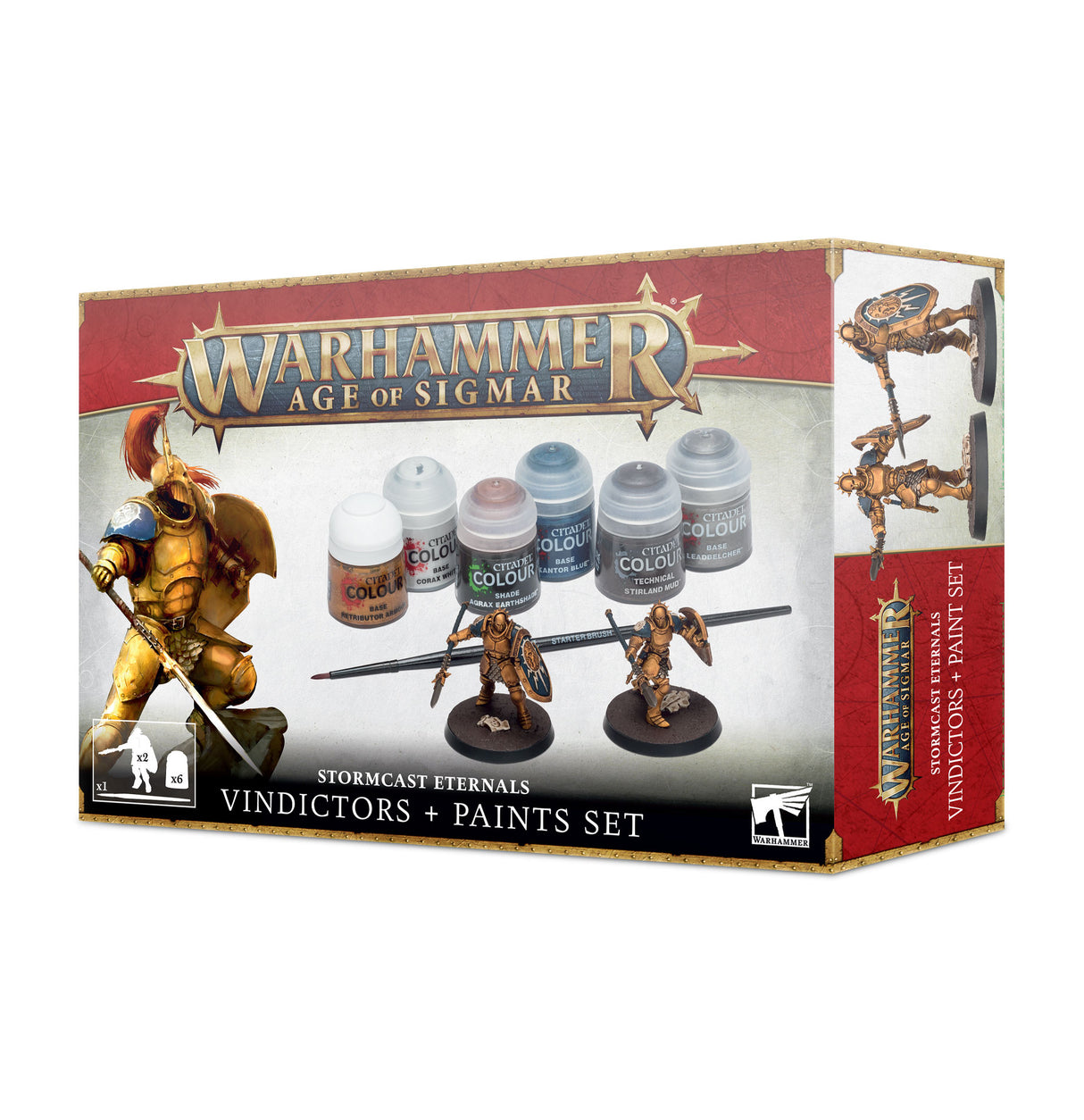 Warhammer Age of Sigmar: Stormcast Eternals Vindicators + Paint Set