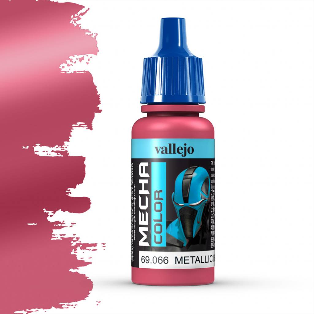 Vallejo Mecha Color: Metallic Red (17ml)