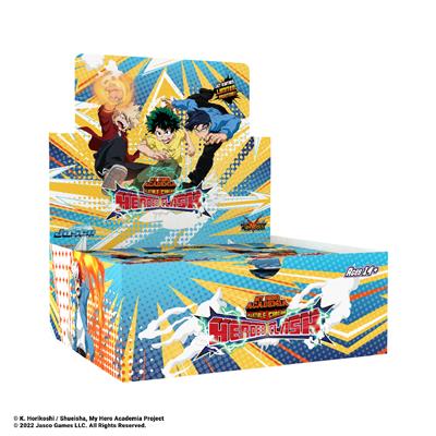 My Hero Academia CCG: Heroes Clash Booster Display