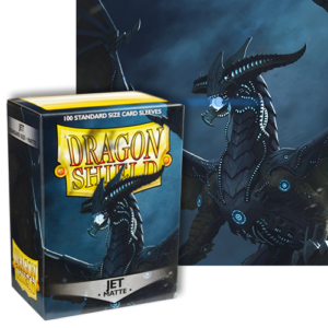 Dragon Shields: (100) Matte Jet
