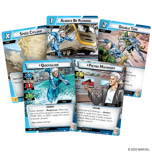 Marvel Champions LCG: Quicksilver Hero Pack