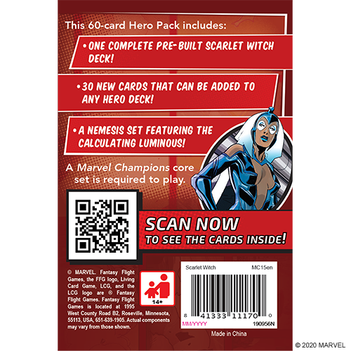Marvel Champions LCG: Scarlet Witch Hero Pack