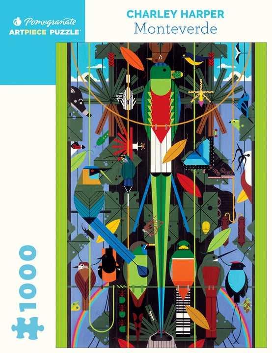 Pomegranate Artpiece Puzzle: 1000 Pieces - Charley Harper - Monteverde