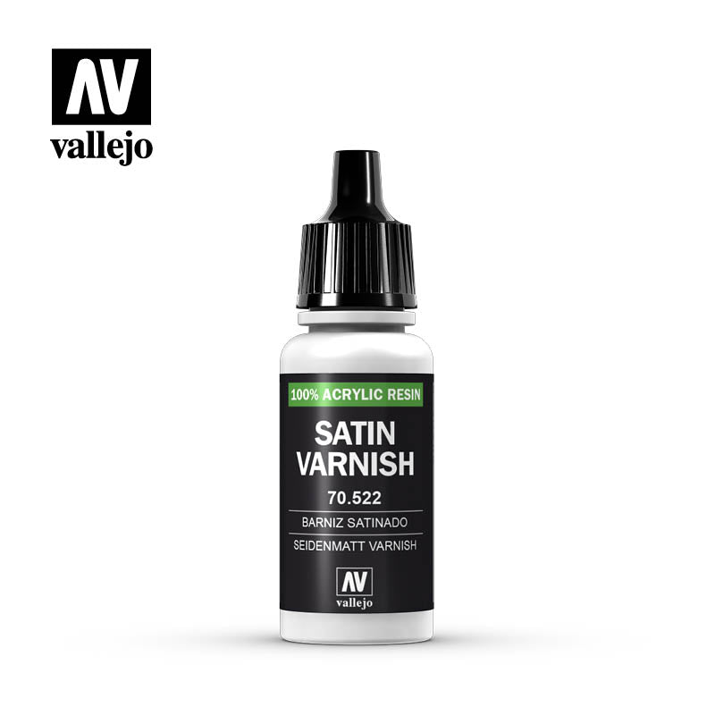 Vallejo Auxillaries: Satin Varnish (17ml)