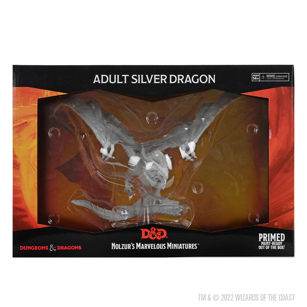 Dungeons & Dragons Nolzur`s Marvelous Unpainted Miniatures: Adult Silver Dragon