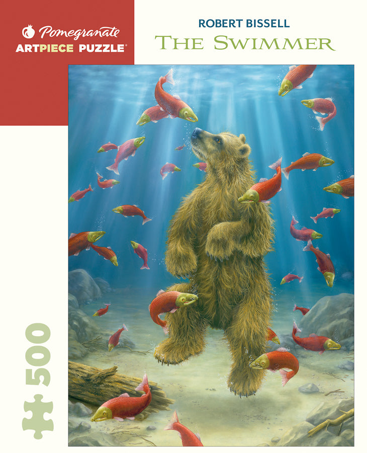 Pomegranate Artpiece Puzzle: 500 Pieces - Robert Bissell - The Swimmer