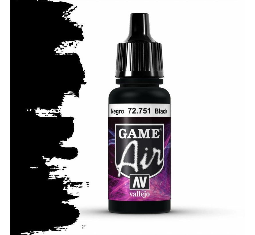 Vallejo Game Air: Black (17ml)