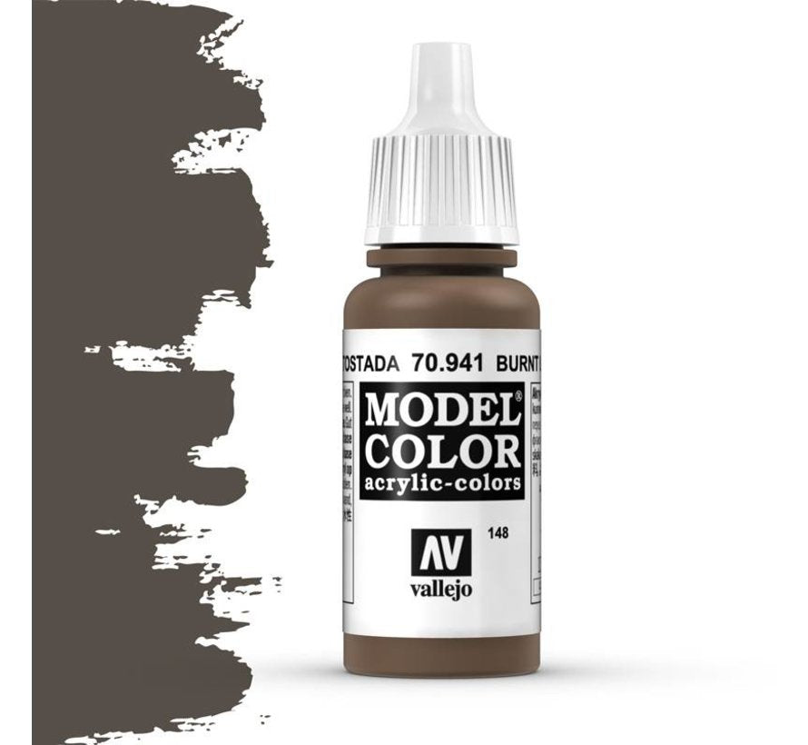 Vallejo Model Color: Burnt Umber (17ml)