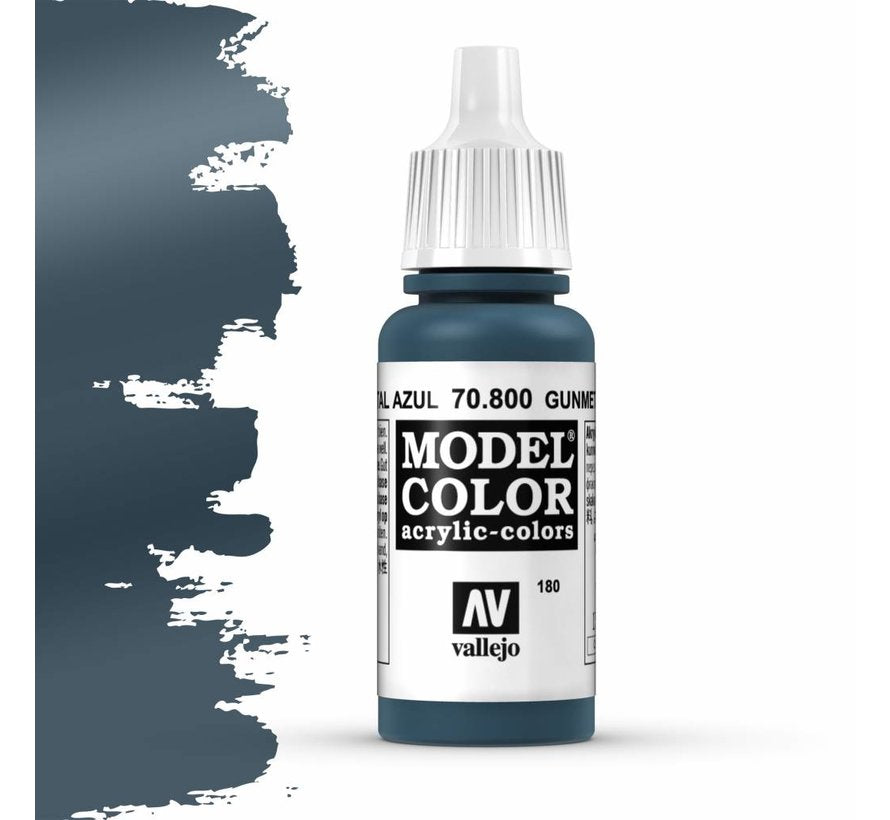Vallejo Model Color: Metal Blue (17ml)