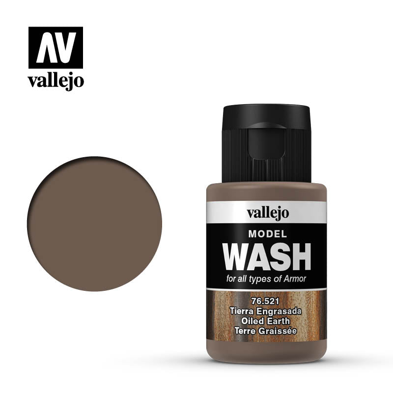 Vallejo Model Wash: Oiled Earth (35 ml)