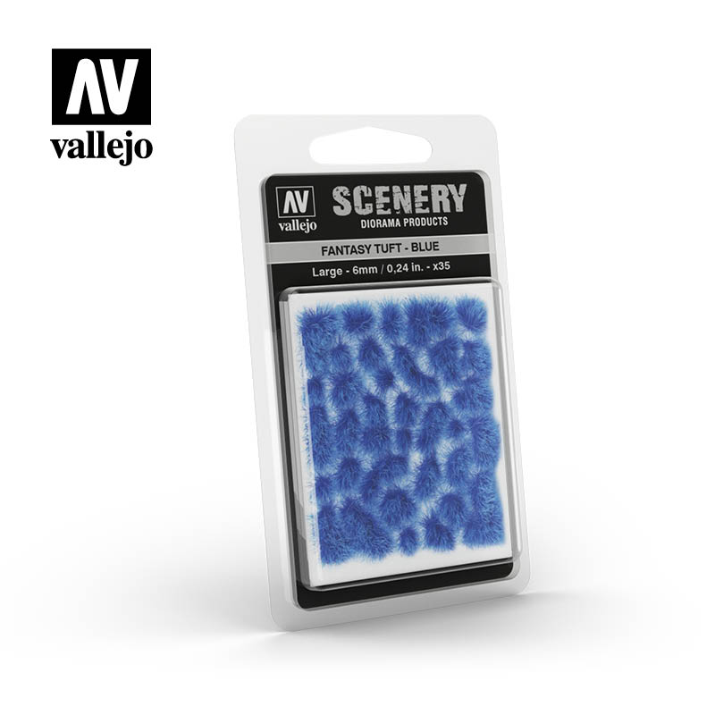 Vallejo Scenery: Fantasy Tuft - Blue (6mm)