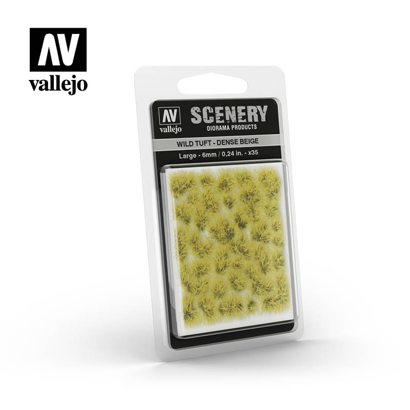Vallejo Scenery: Wild Tuft - Dense Beige (6mm)